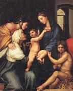 Raphael Madonna of the Cloth painting