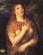 Titian Mary Magdalen oil