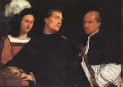 Titian The Concert oil painting on canvas