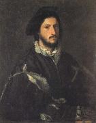 Titian Portrait of a Gentleman oil
