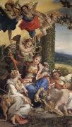 Correggio Allegory of Virtue painting