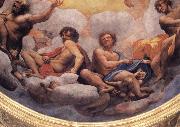 Correggio Details of the cupola with the apostles Philip and Thaddeus,James the Less and Thomas,Andrew and Jomes the Great oil painting