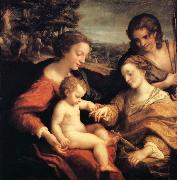 Correggio Wedding of Saint Catherine oil painting artist