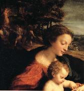 Correggio Wedding of Saint Catherine,details Sweden oil painting artist