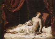 GUERCINO The Dying Cleopatra Sweden oil painting artist