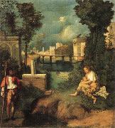 Giorgione The Tempest Sweden oil painting artist