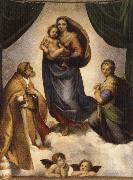 Raphael The Sistine Madonna oil painting reproduction