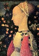PISANELLO Portrait of Ginerva d'Este Sweden oil painting artist