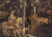 PISANELLO The Vision of St Eustace (mk08) Sweden oil painting reproduction