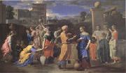Poussin Eliezer and Rebecca (mk05) Sweden oil painting artist
