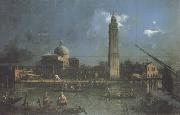 Canaletto Festa notturna alla chiesa di S.Pietro di Castello (mk21) Sweden oil painting artist