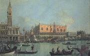 Canaletto A View of the Ducal Palace in Venice (mk21) oil painting