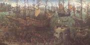 Anonymous The Embarkation of Henry VIII at Dover (mk25) Sweden oil painting artist