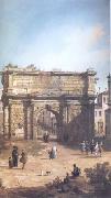 Canaletto Rome The Arch of Septimius Severus (mk25) Sweden oil painting artist