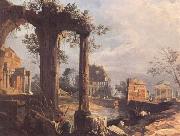 Canaletto A Caprice View with Ruins (mk25) Sweden oil painting artist