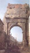 Canaletto The Arch of Titus (mk25) Sweden oil painting artist