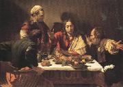 Caravaggio Supper at Emmans (mk33) Sweden oil painting artist