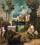 Giorgione The Tempest (nn03) Sweden oil painting artist