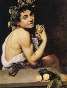 Caravaggio The Young Bacchus Sweden oil painting artist