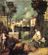 Giorgione La Tempesta oil painting on canvas