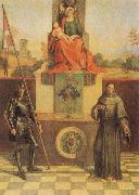 Giorgione Virgin and CHild with SS Francis and Liberalis Sweden oil painting artist