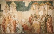Giotto The Raising of Drusiana,Cappella Peruzzi oil painting