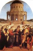Raphael Marriage of the Virgin oil painting on canvas