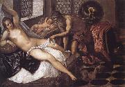 Tintoretto Vulcano sorprende a Venus y Marte Sweden oil painting artist
