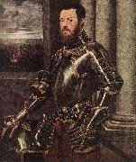 Tintoretto Man in Armour oil painting on canvas