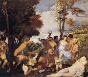 Titian Bacchanalia Sweden oil painting artist