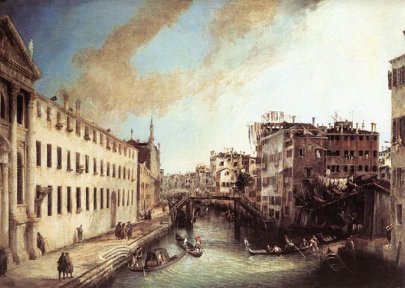 Canaletto Rio dei Mendicanti Sweden oil painting art