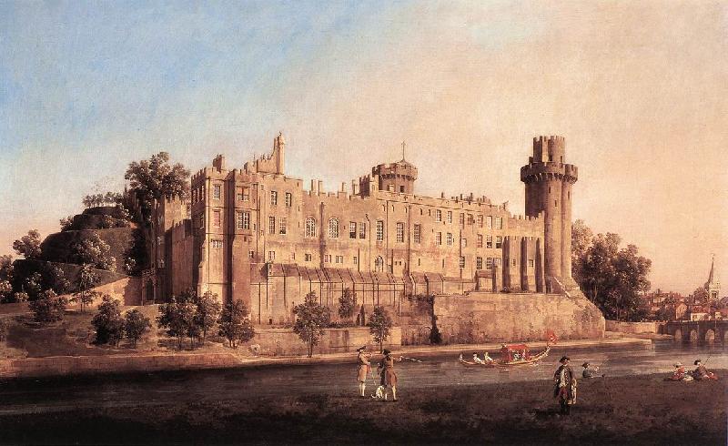 Canaletto Warwick Castle: the South Front df Sweden oil painting art