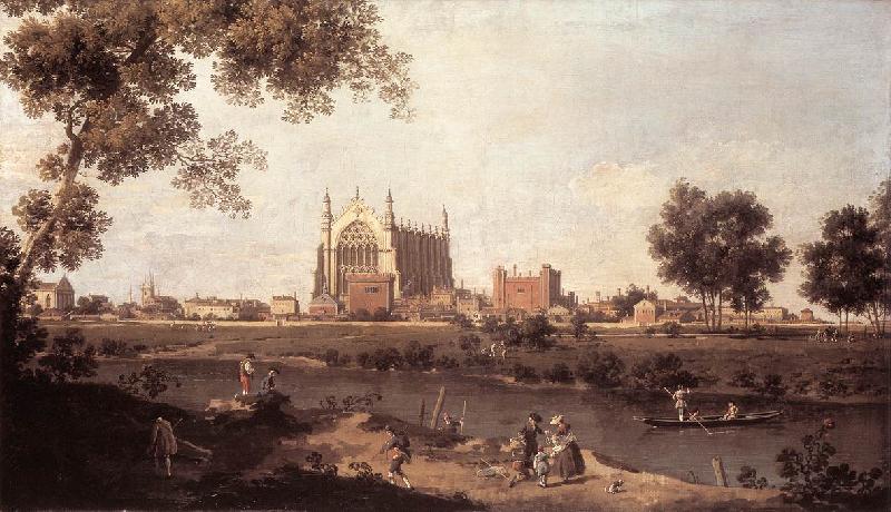 Canaletto Eton College Chapel f Sweden oil painting art