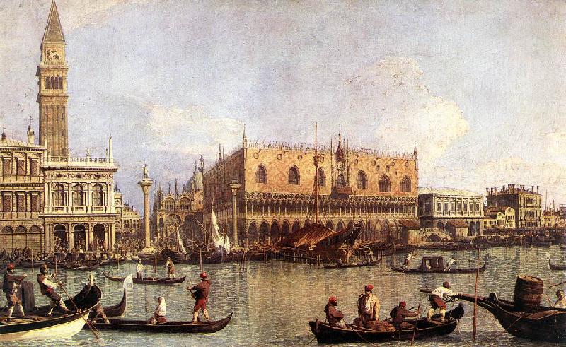 Canaletto Palazzo Ducale and the Piazza di San Marco Sweden oil painting art