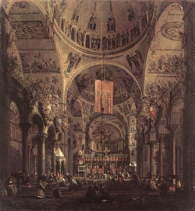 Canaletto San Marco: the Interior f Sweden oil painting art