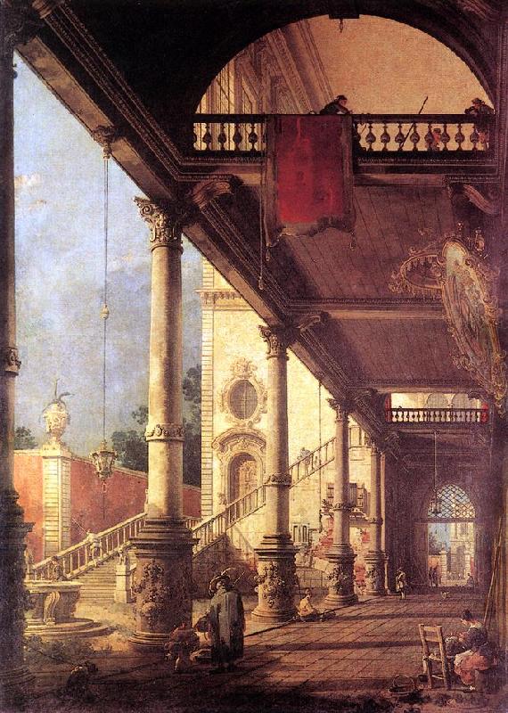 Canaletto Perspective fg oil painting image