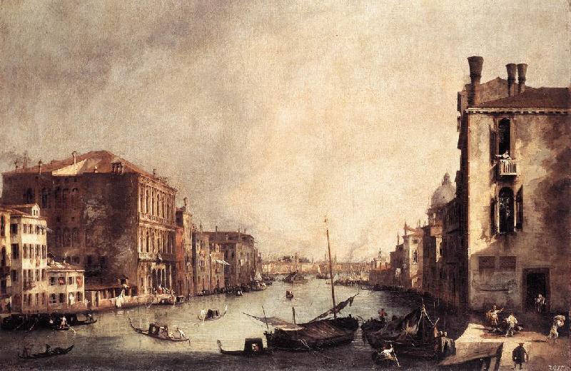Canaletto Rio dei Mendicanti: Looking South oil painting image