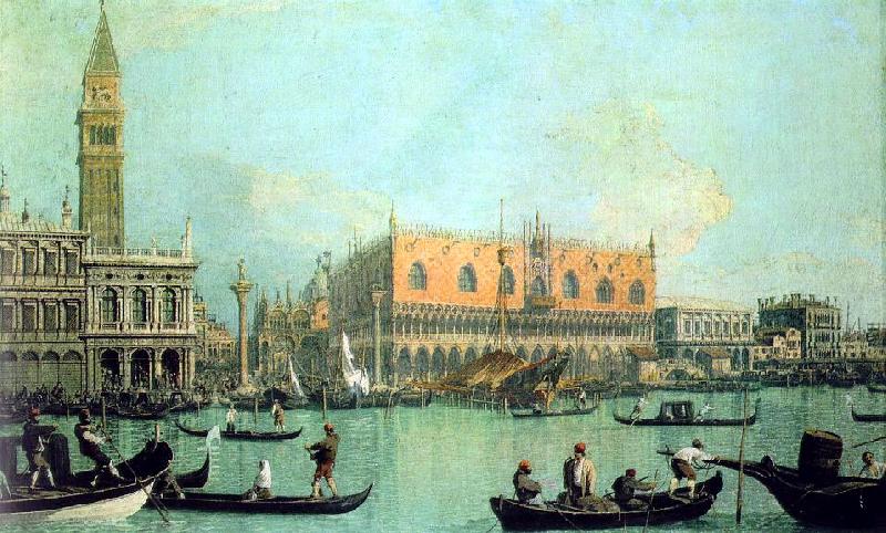 Canaletto Veduta del Palazzo Ducale Sweden oil painting art