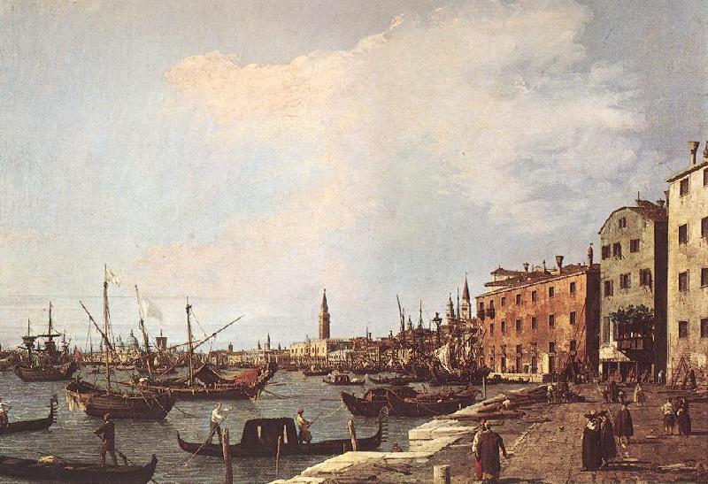 Canaletto Riva degli Schiavoni - west side dfg oil painting image