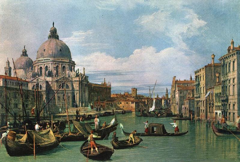 Canaletto The Grand Canal and the Church of the Salute df oil painting picture