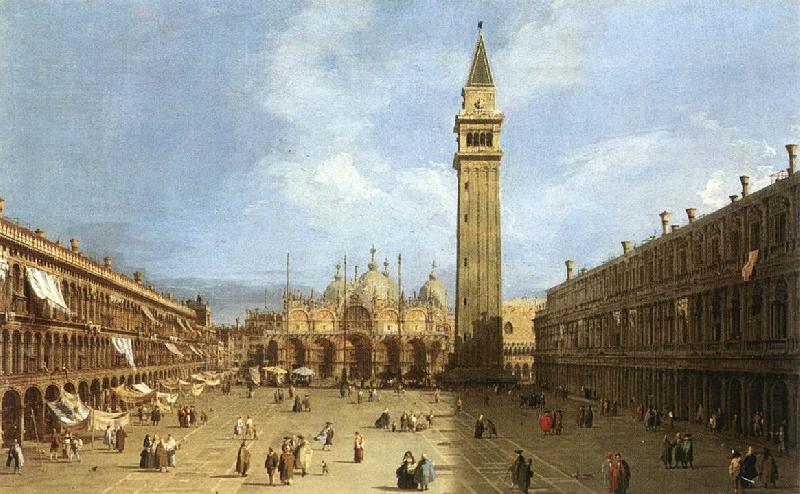 Canaletto Piazza San Marco f Sweden oil painting art