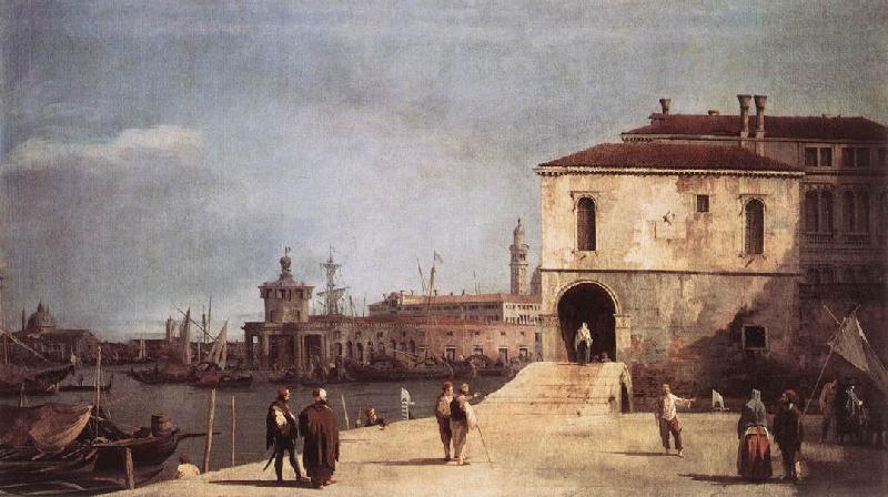 Canaletto The Fonteghetto della Farina oil painting image
