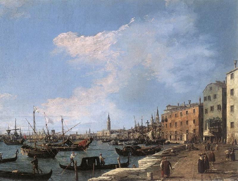 Canaletto The Riva degli Schiavoni f Sweden oil painting art