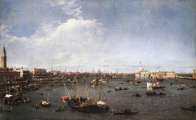 Canaletto Bacino di San Marco (St Mark s Basin) Sweden oil painting art