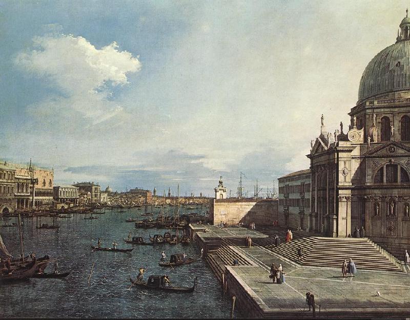 Canaletto The Grand Canal at the Salute Church d oil painting image