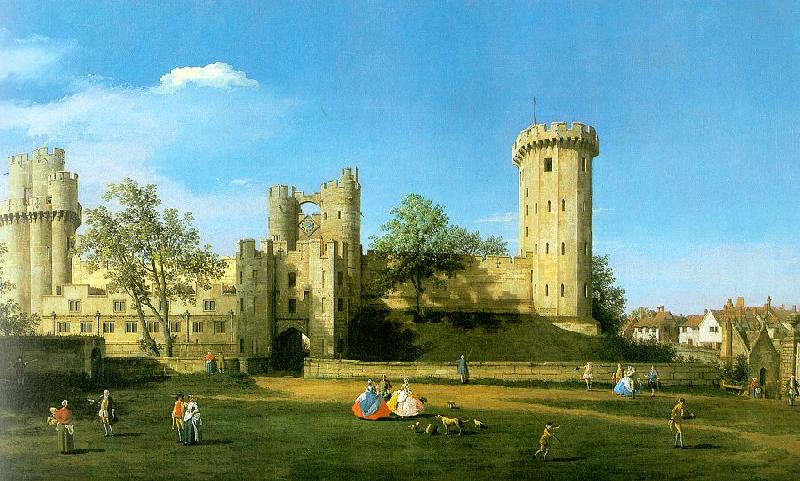 Canaletto Warwick Castle, The East Front Sweden oil painting art