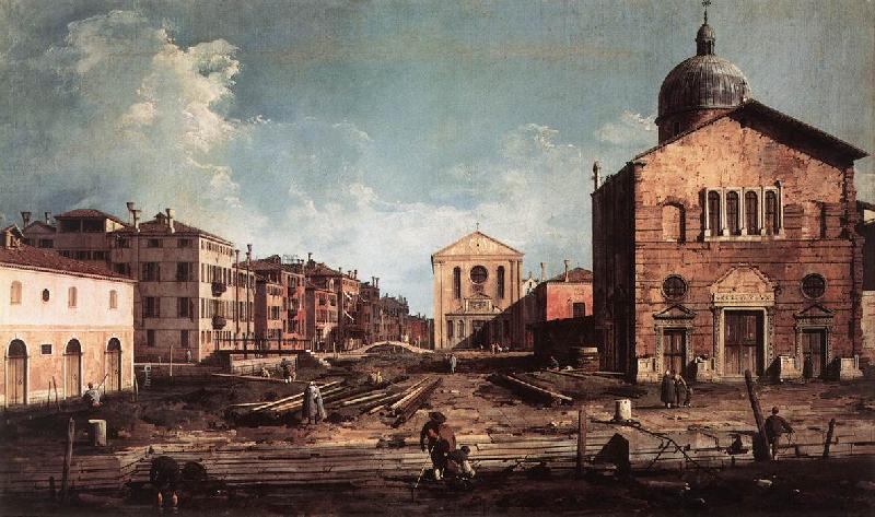 Canaletto View of San Giuseppe di Castello d oil painting image
