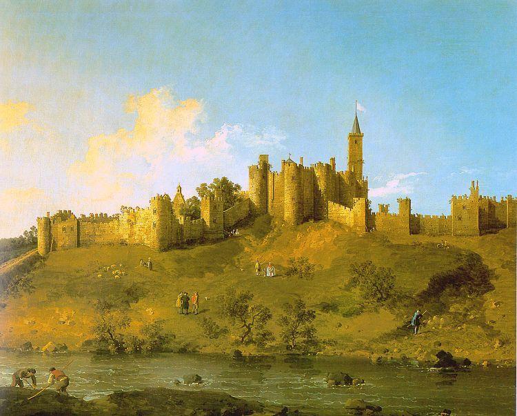 Canaletto Alnwick Castle, Northumberland Sweden oil painting art
