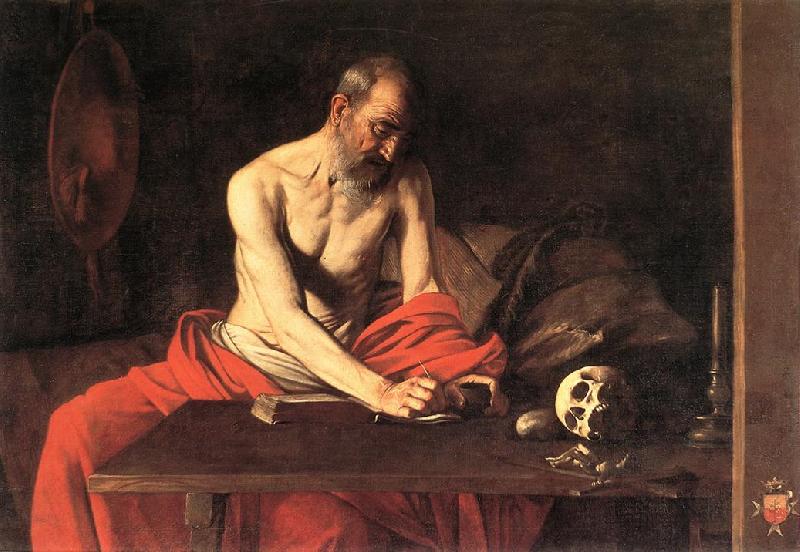 Caravaggio St Jerome dsf oil painting picture