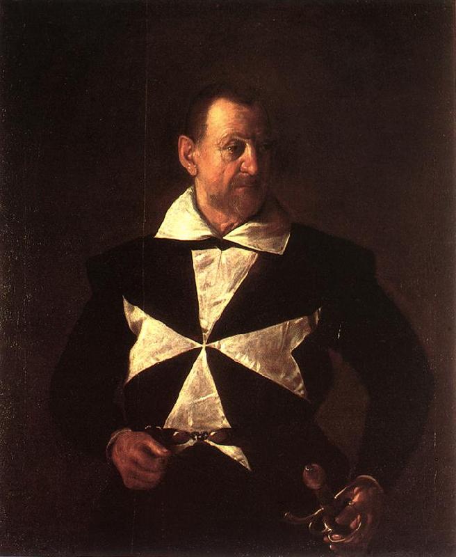 Caravaggio Portrait of Alof de Wignacourt fg oil painting image